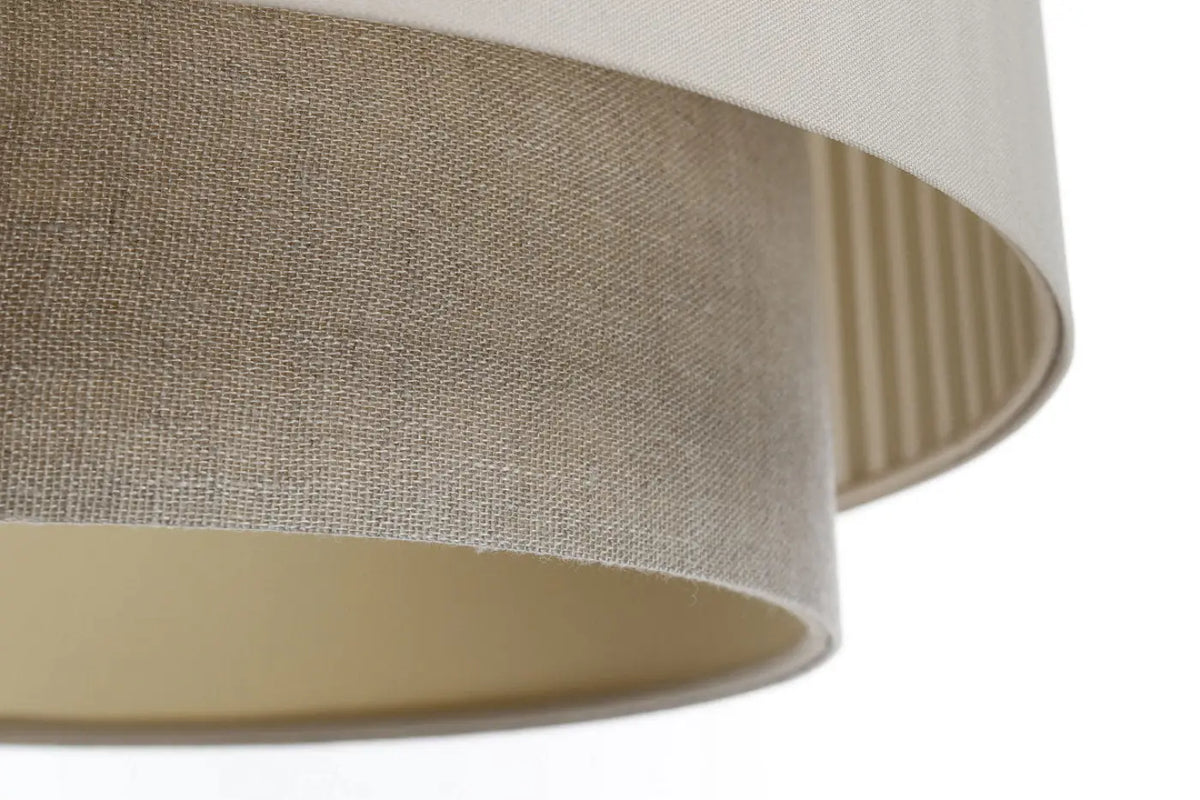 Suspension Luminaire | DUO LAMI LINE (Beige/Ecru)