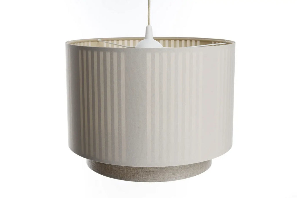 Suspension Luminaire | DUO LAMI LINE (Beige/Ecru)