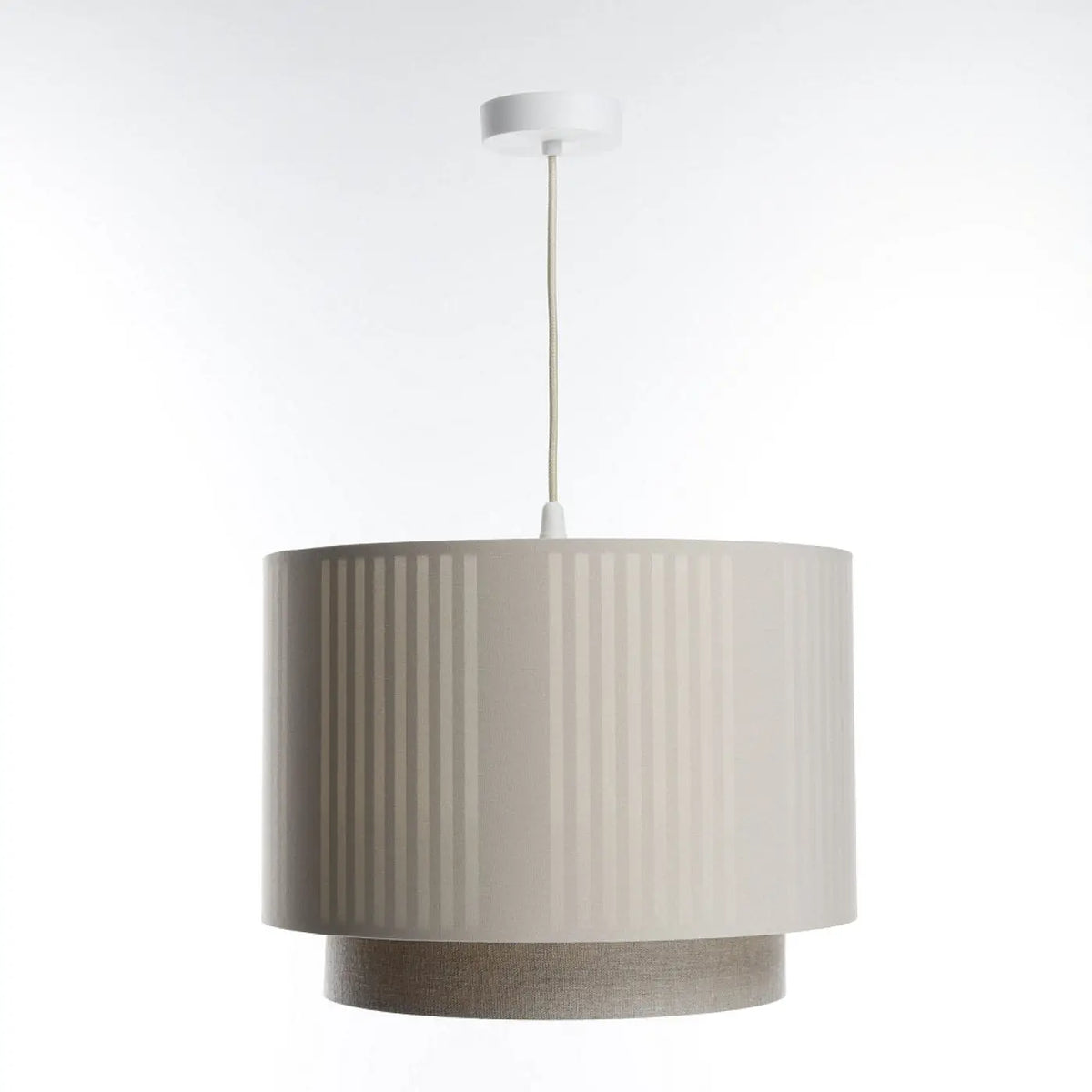 Suspension Luminaire | DUO LAMI LINE (Beige/Ecru)