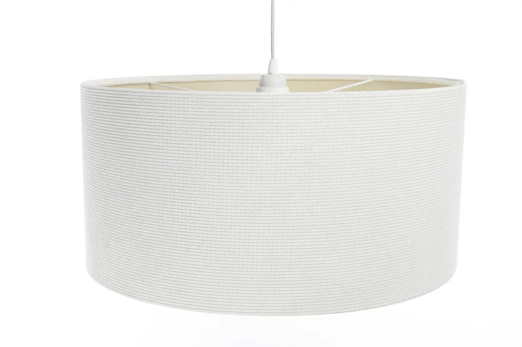 Suspension Luminaire | GLAMOUR STRUCTURAL VELOUR (Blanc Crème/Ecru)