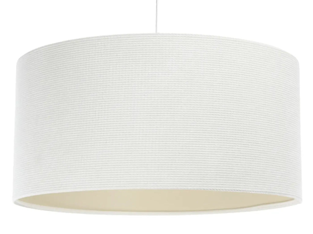 Suspension Luminaire | GLAMOUR STRUCTURAL VELOUR (Blanc Crème/Ecru)