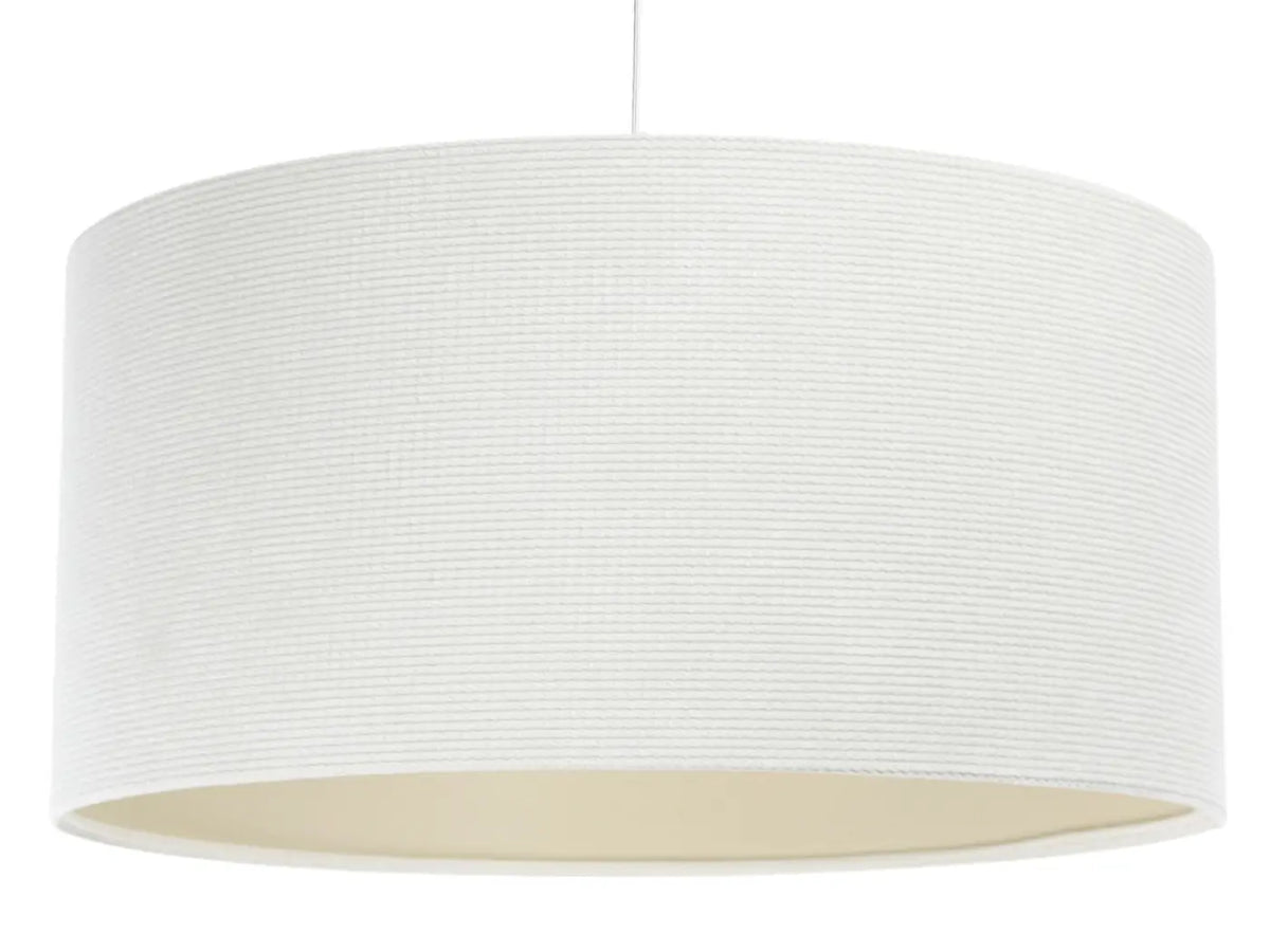Suspension Luminaire | GLAMOUR STRUCTURAL VELOUR (Blanc Crème/Ecru)