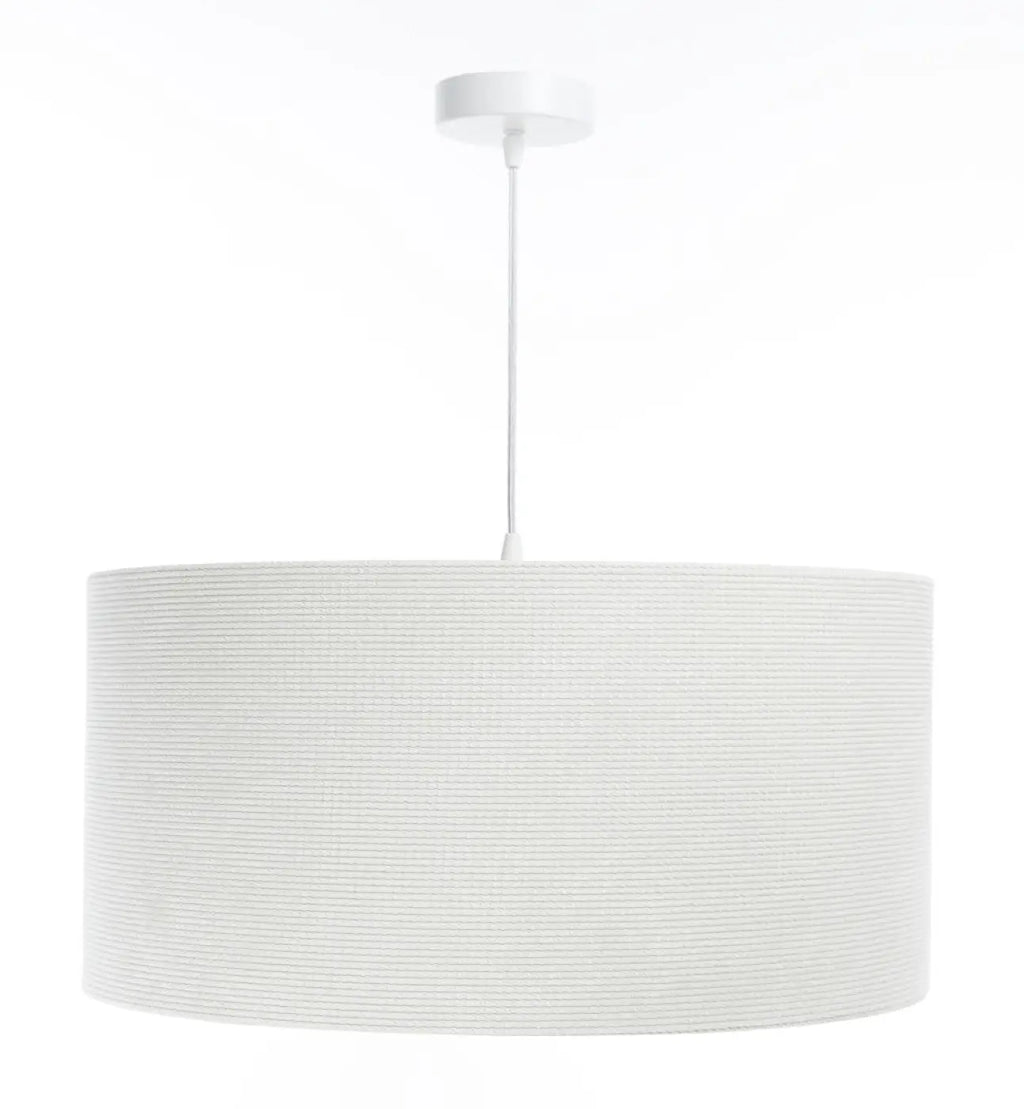 Suspension Luminaire | GLAMOUR STRUCTURAL VELOUR (Blanc Crème/Ecru)