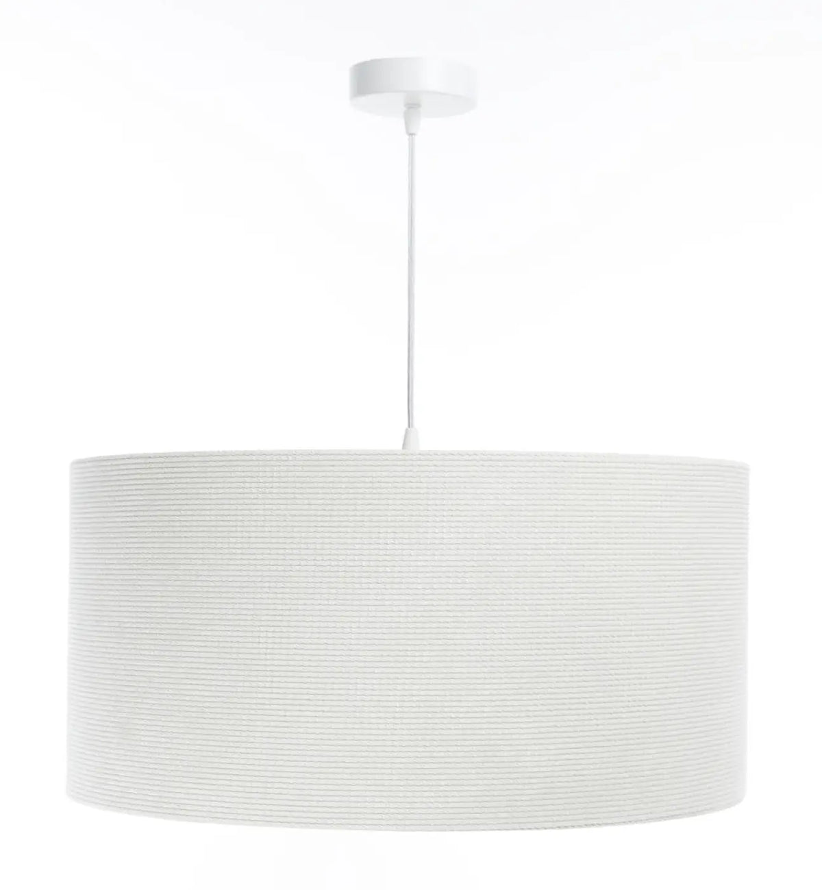 Suspension Luminaire | GLAMOUR STRUCTURAL VELOUR (Blanc Crème/Ecru)