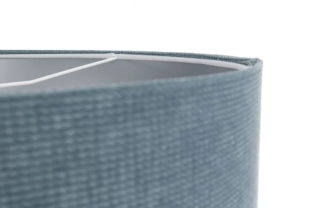 Suspension Luminaire | GLAMOUR STRUCTURAL VELOUR (Bleu Gris/Argent)
