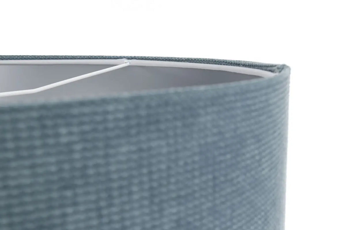 Suspension Luminaire | GLAMOUR STRUCTURAL VELOUR (Bleu Gris/Argent)
