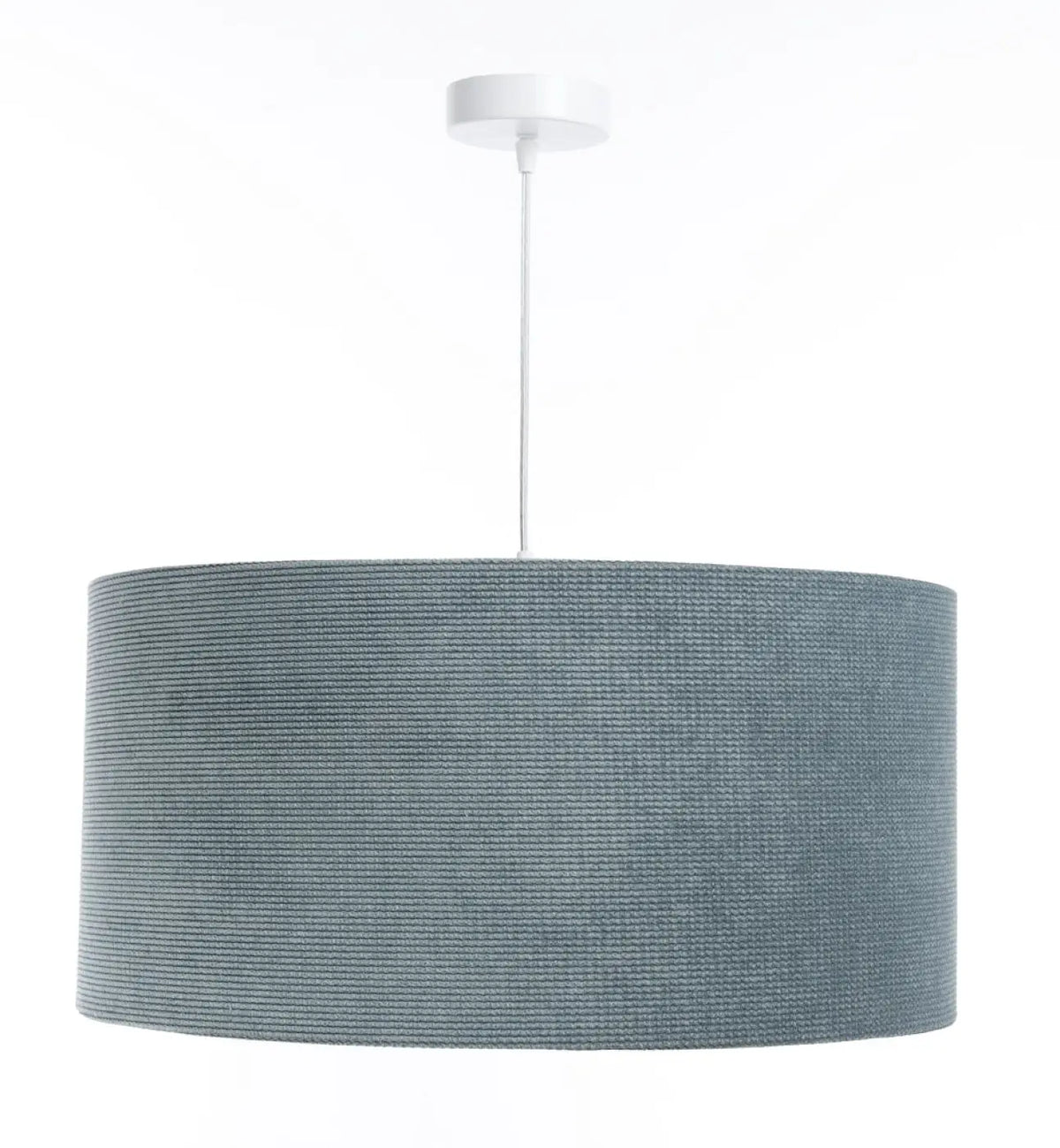 Suspension Luminaire | GLAMOUR STRUCTURAL VELOUR (Bleu Gris/Argent)