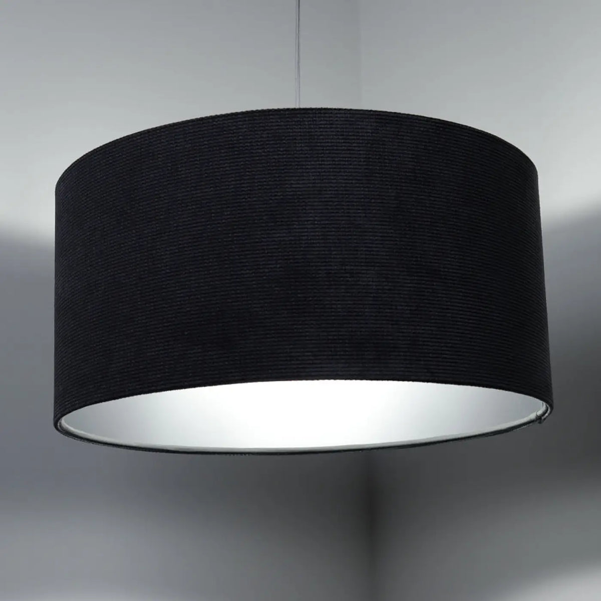 Suspension Luminaire | GLAMOUR STRUCTURAL VELOUR (Graphite/Argent)