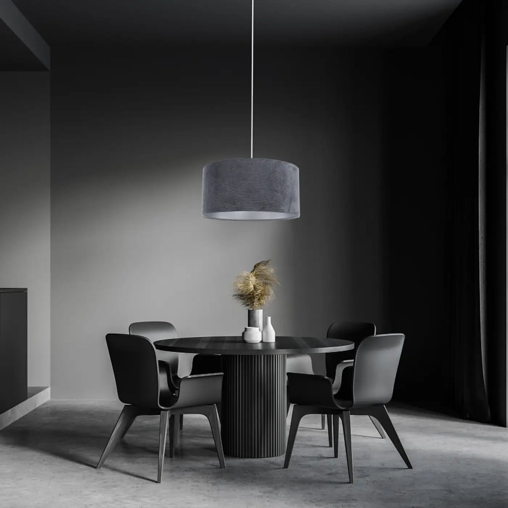 Suspension Luminaire | GLAMOUR STRUCTURAL VELOUR (Graphite/Argent)