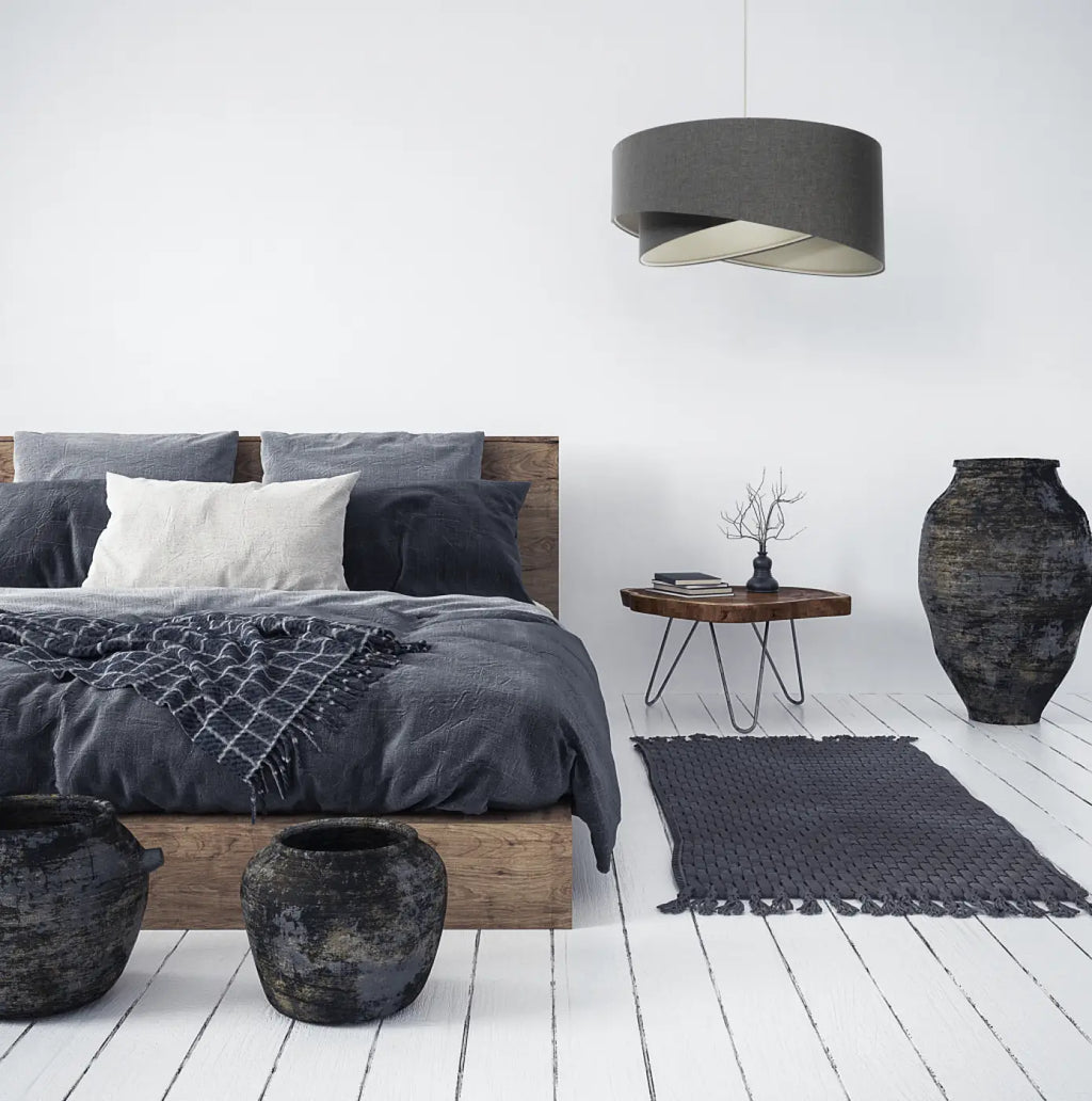 Suspension Luminaire | GALAXY BOHO ELEGANT (Graphite/Ecru)