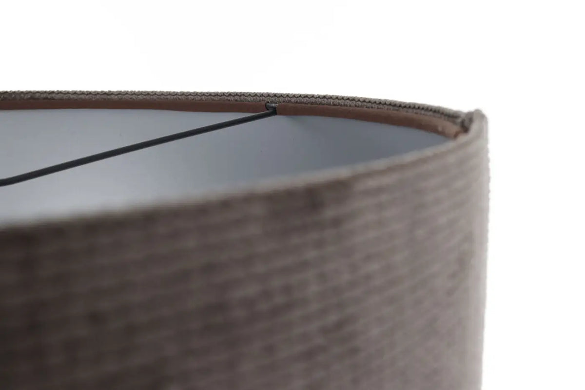 Suspension Luminaire | GLAMOUR STRUCTURAL VELOUR (Gris Marron/Argent)