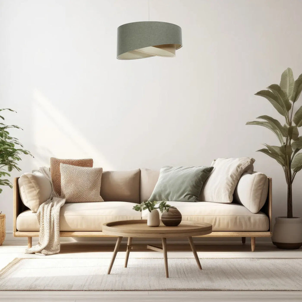 Suspension Luminaire | GALAXY BOHO ELEGANT (Gris Vert/Beige)