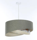 Suspension Luminaire | GALAXY BOHO ELEGANT (Gris Vert/Ecru/Orange)