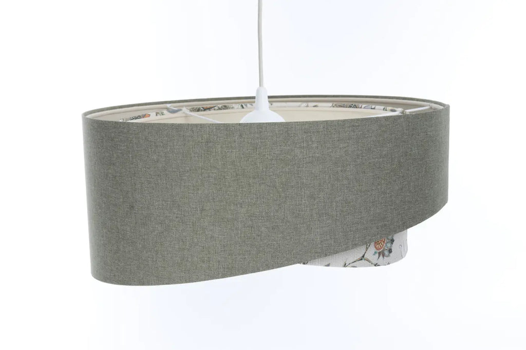 Suspension Luminaire | GALAXY BOHO ELEGANT (Gris Vert/Ecru/Orange)