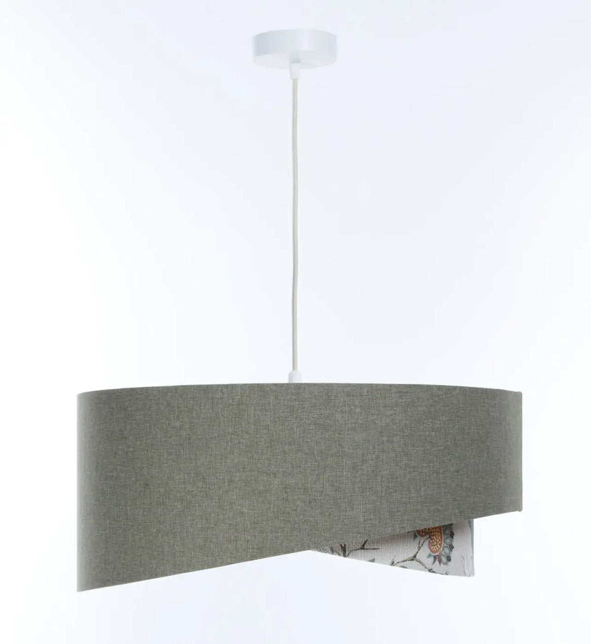 Suspension Luminaire | GALAXY BOHO ELEGANT (Gris Vert/Ecru/Orange)