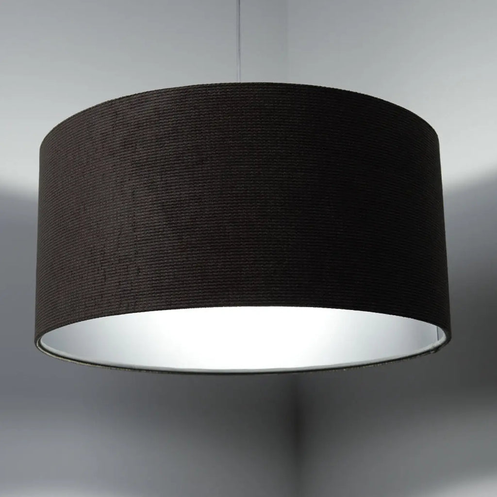 Suspension Luminaire | GLAMOUR STRUCTURAL VELOUR (Marron/Argent)