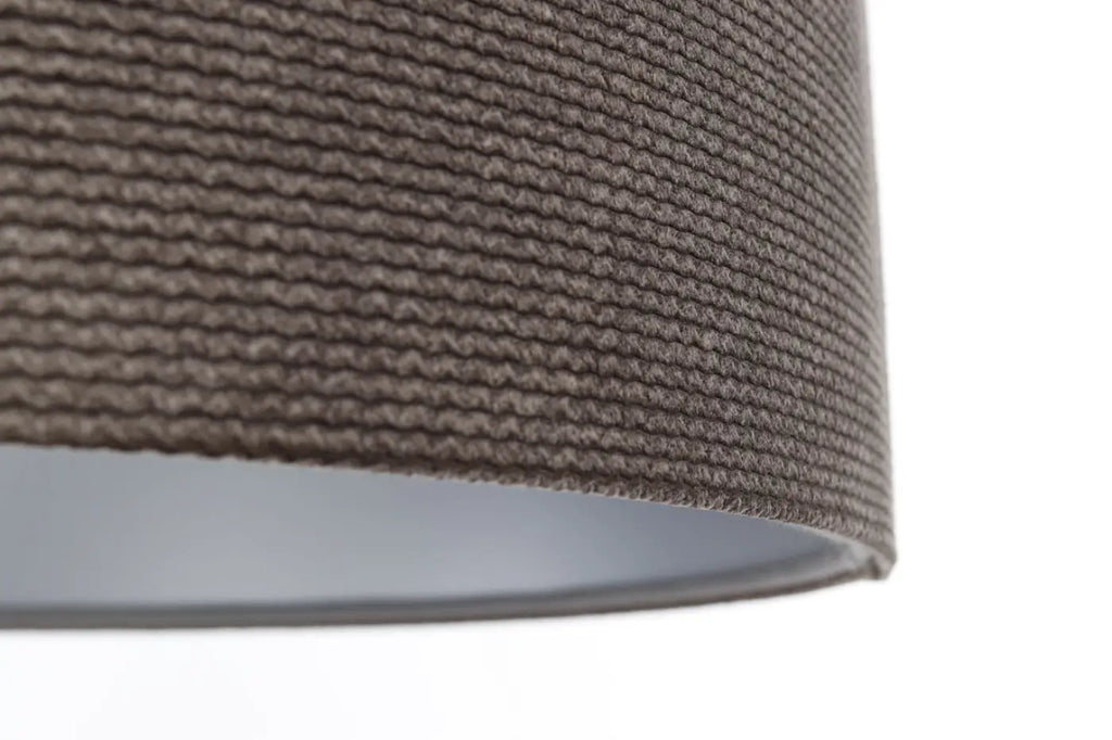 Suspension Luminaire | GLAMOUR STRUCTURAL VELOUR (Marron/Argent)