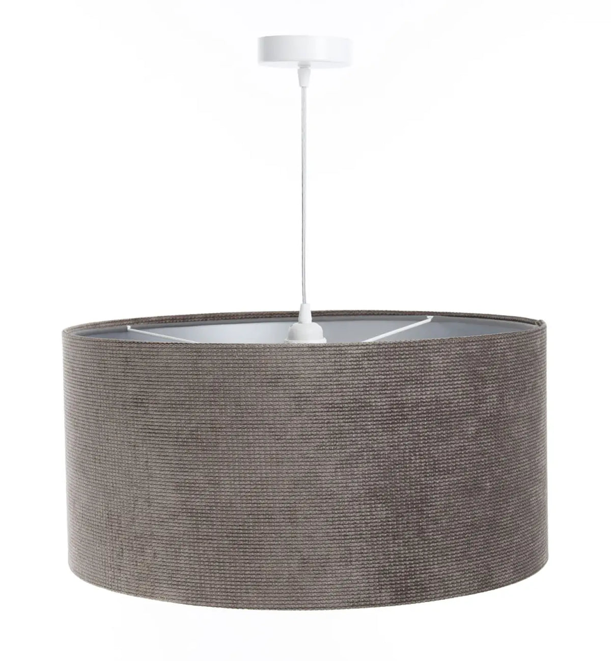 Suspension Luminaire | GLAMOUR STRUCTURAL VELOUR (Marron/Argent)