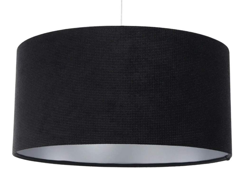 Suspension Luminaire | GLAMOUR STRUCTURAL VELOUR (Noir/Argent)