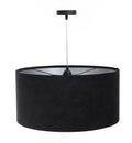 Suspension Luminaire | GLAMOUR STRUCTURAL VELOUR (Noir/Argent)