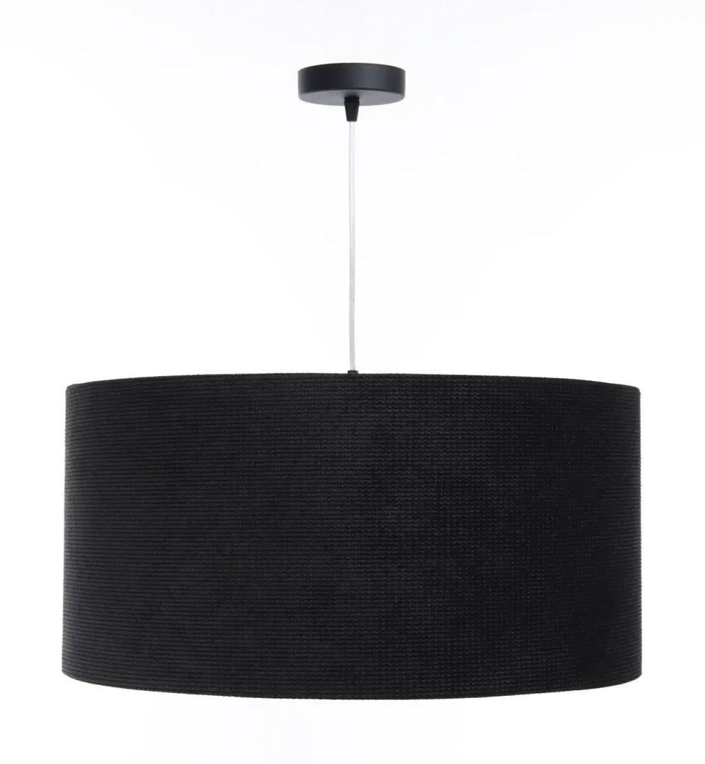 Suspension Luminaire | GLAMOUR STRUCTURAL VELOUR (Noir/Argent)