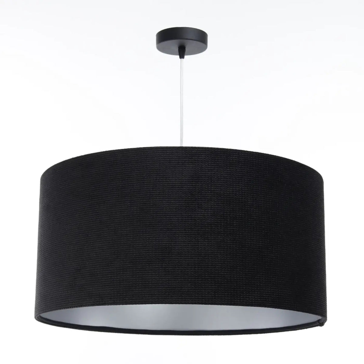 Suspension Luminaire | GLAMOUR STRUCTURAL VELOUR (Noir/Argent)