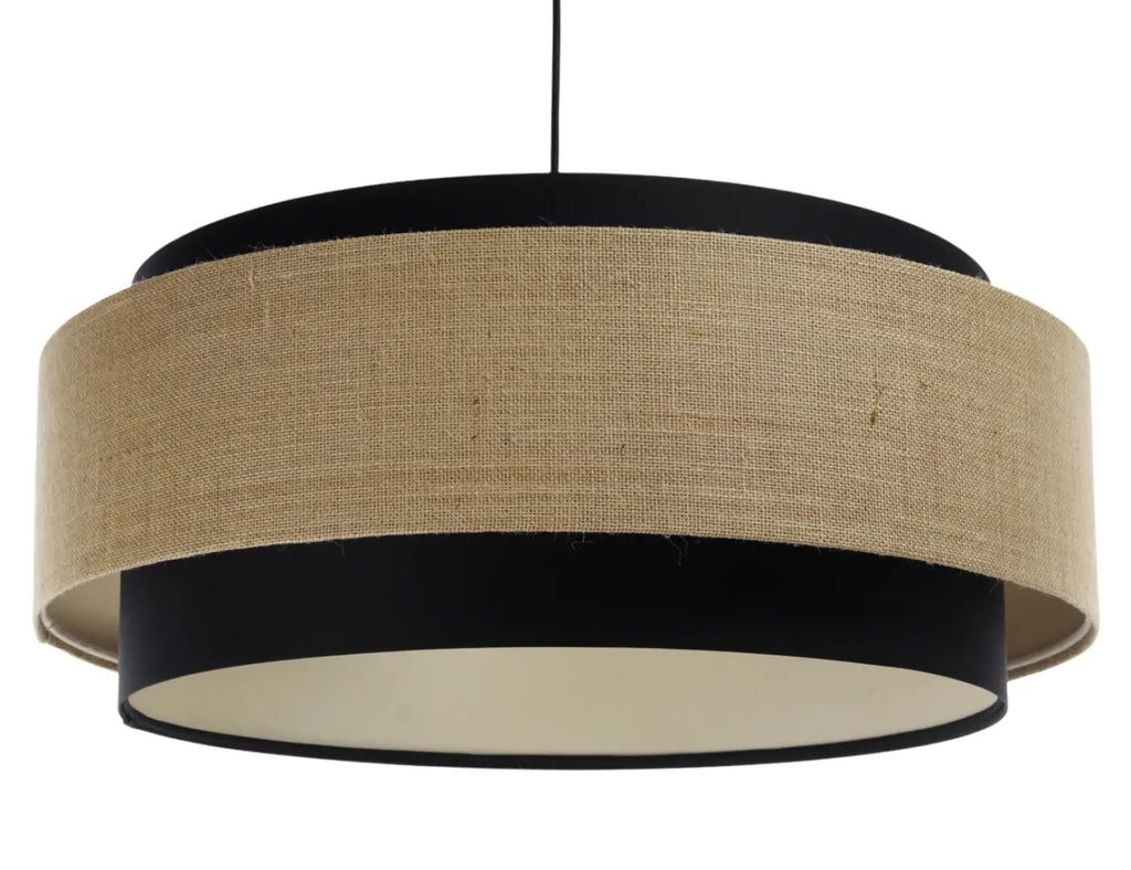 Suspension Luminaire | DOBLO CLASSIC (Noir /Beige/Ecru)