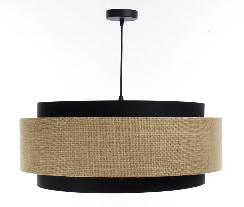 Suspension Luminaire | DOBLO CLASSIC (Noir /Beige/Ecru)