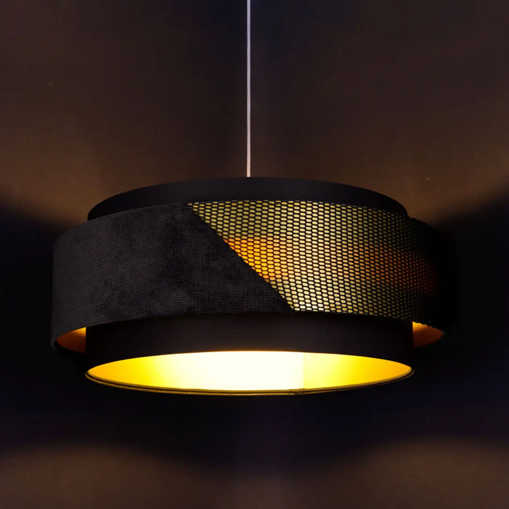 Suspension Luminaire | DOBLO CLASSIC (Noir/Doré)