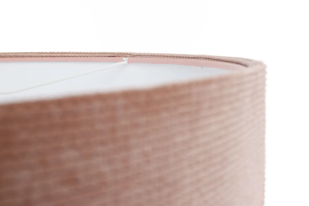 Suspension Luminaire | GLAMOUR STRUCTURAL VELOUR (Rose/Blanc)