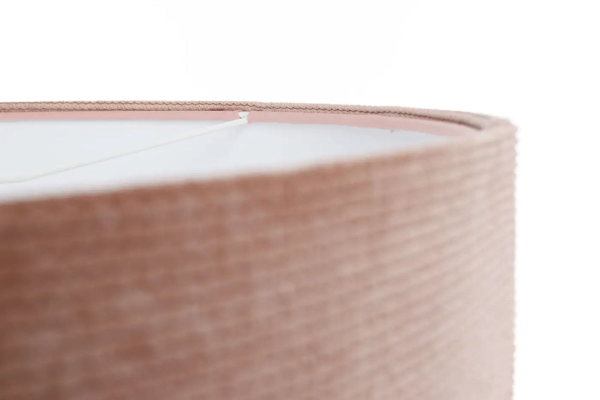Suspension Luminaire | GLAMOUR STRUCTURAL VELOUR (Rose/Blanc)