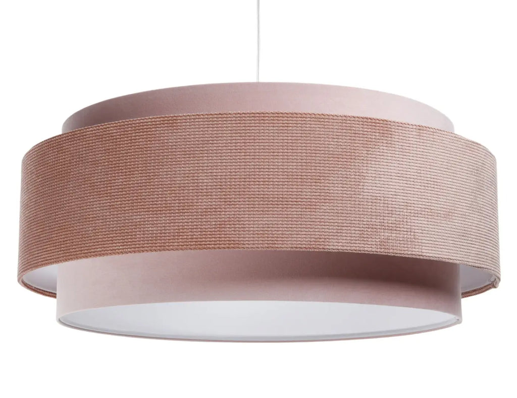 Suspension Luminaire | DOBLO CLASSIC (Rose Pâle/Blanc)
