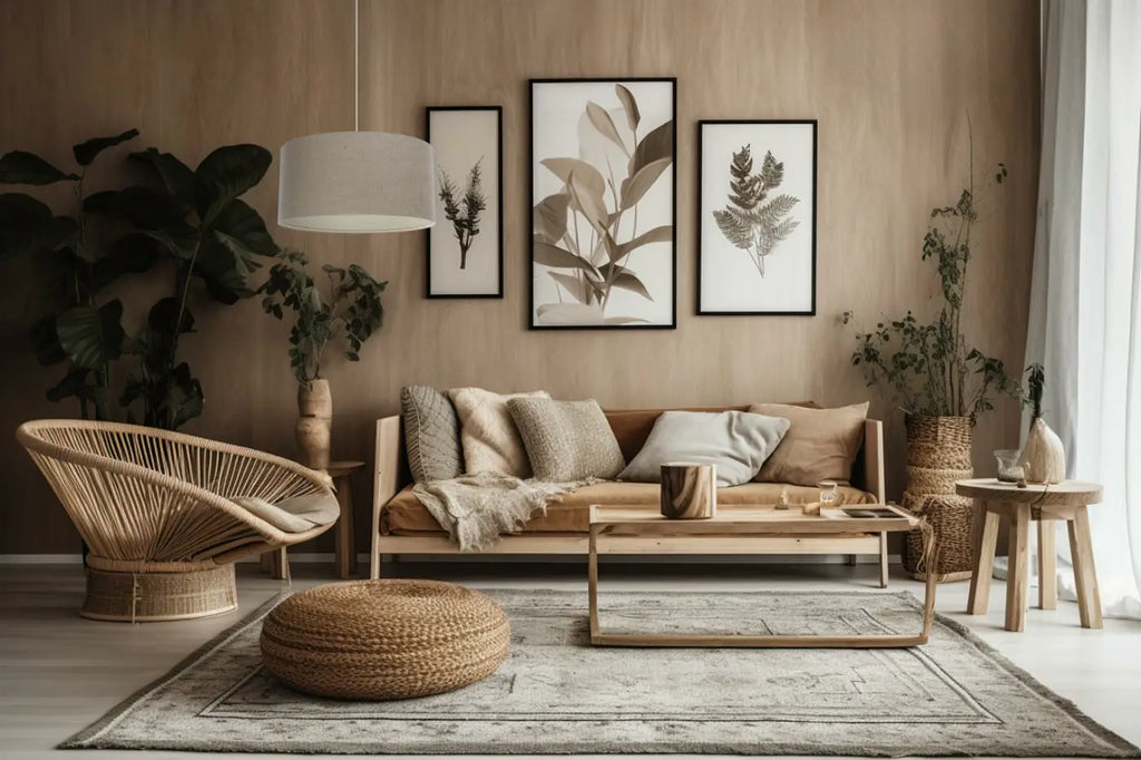 Suspension Luminaire | BOHO ELEGANT (Taupe/Ecru)