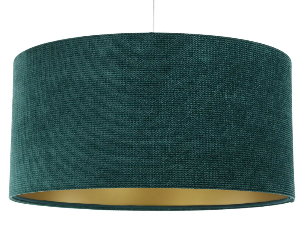 Suspension Luminaire | GLAMOUR STRUCTURAL VELOUR (Vert/Doré)