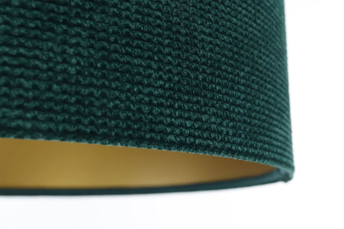 Suspension Luminaire | GLAMOUR STRUCTURAL VELOUR (Vert/Doré)