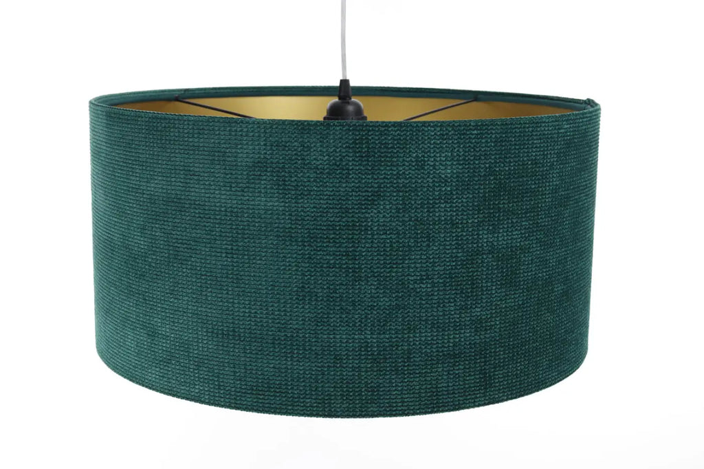 Suspension Luminaire | GLAMOUR STRUCTURAL VELOUR (Vert/Doré)