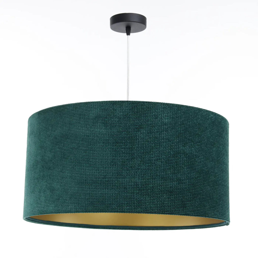 Suspension Luminaire | GLAMOUR STRUCTURAL VELOUR (Vert/Doré)