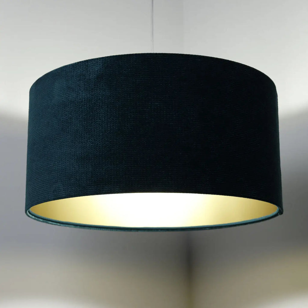 Suspension Luminaire | GLAMOUR STRUCTURAL VELOUR (Vert/Doré)