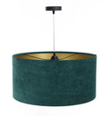 Suspension Luminaire | GLAMOUR STRUCTURAL VELOUR (Vert/Doré)