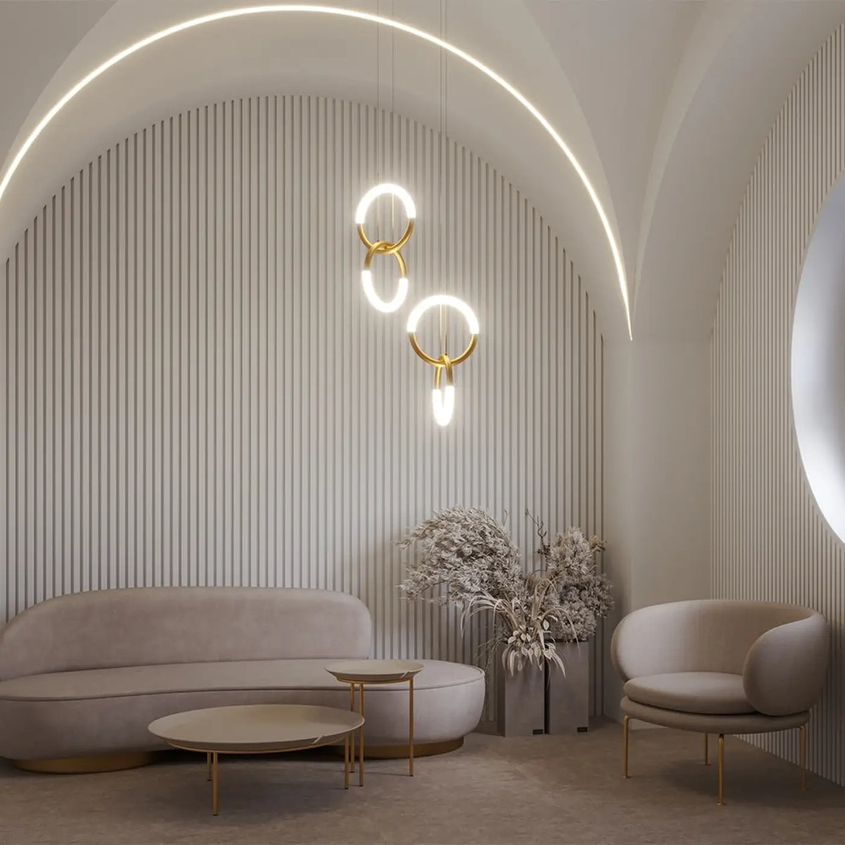 Suspension Luminaire | NODE (Double Anneau)