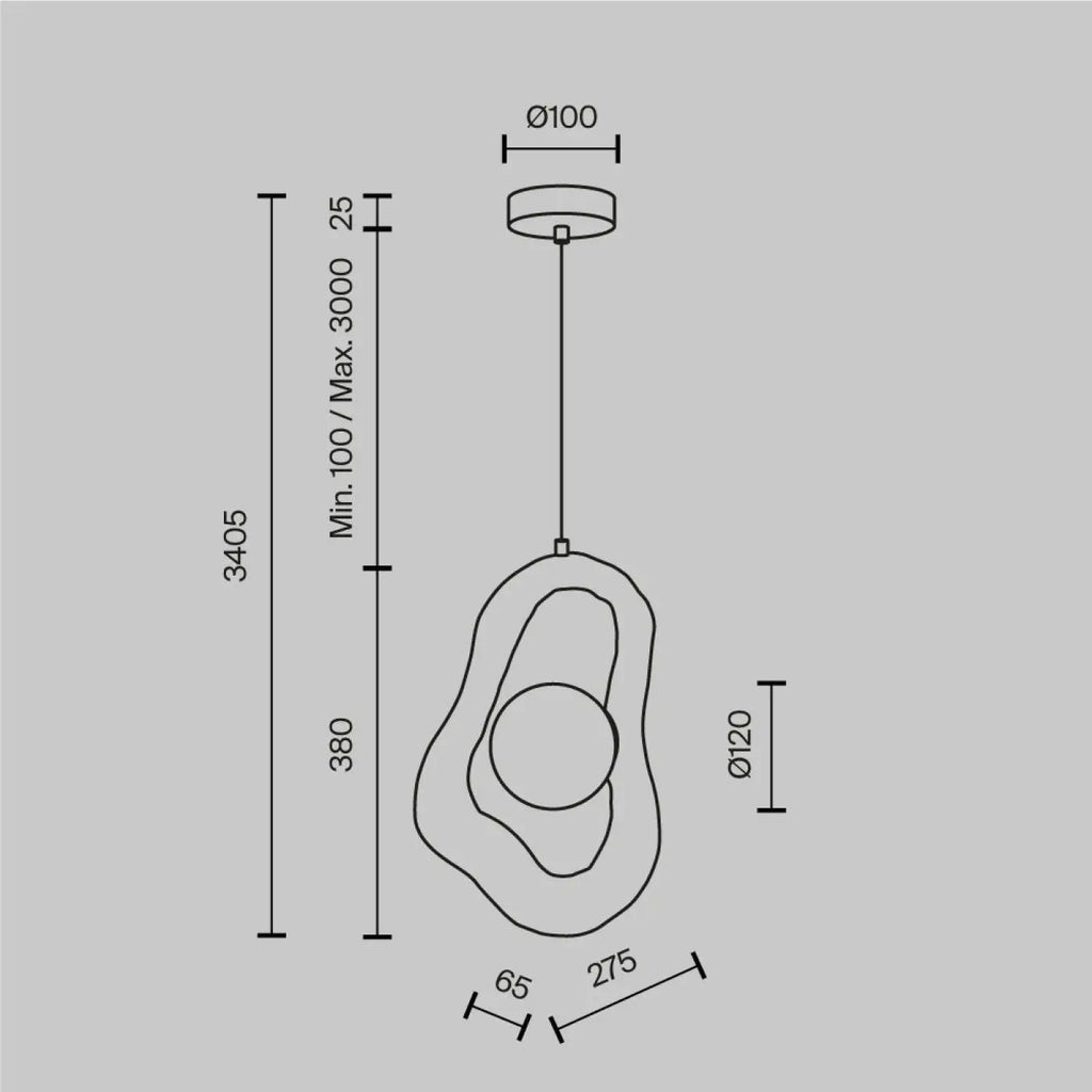 Suspension Luminaire | OPUS (Wabi-Sabi)
