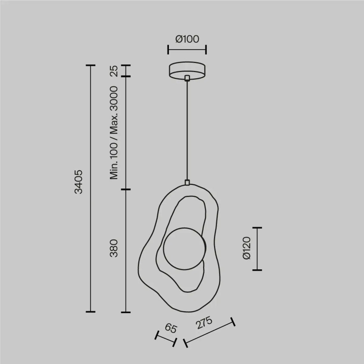 Suspension Luminaire | OPUS (Wabi-Sabi)