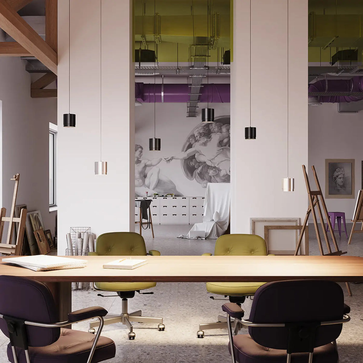 Suspension Luminaire | POLAR (Petit Disque)