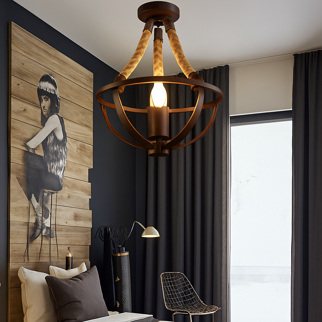 Suspension Vintage Thaïs Rivage en Corde
