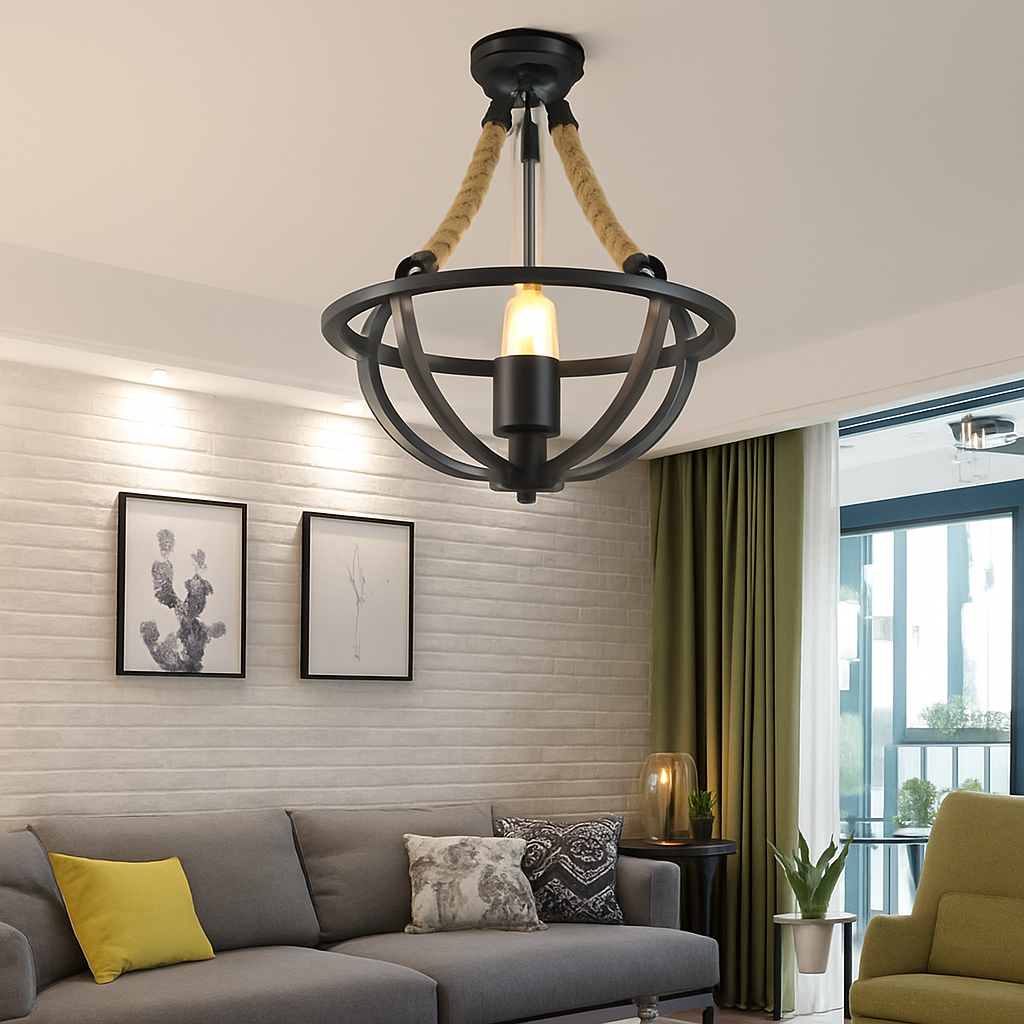 Suspension Vintage Thaïs Rivage en Corde