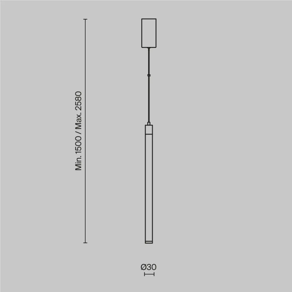Suspension Luminaire | RAY (Tube Lumineux)