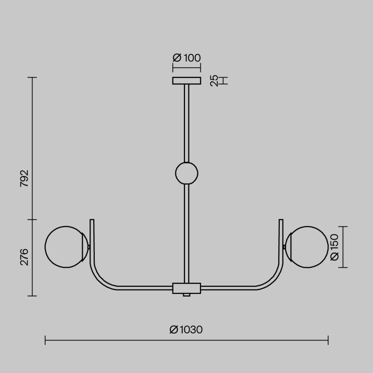 Suspension Luminaire | RENDEZ VOUS (Ramification)