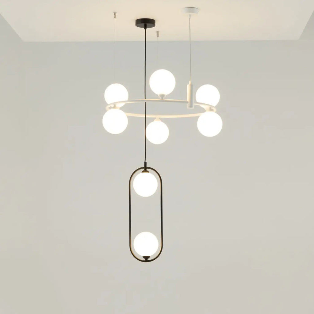 Suspension Luminaire | RING (Deux Globes Verticale)