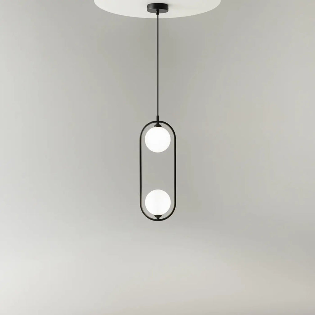 Suspension Luminaire | RING (Deux Globes Verticale)