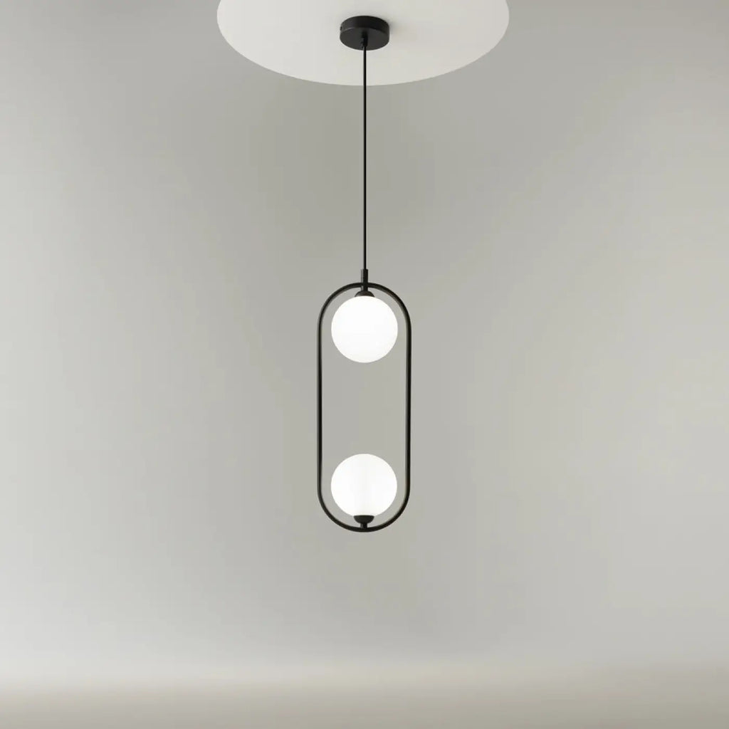 Suspension Luminaire | RING (Deux Globes Verticale)